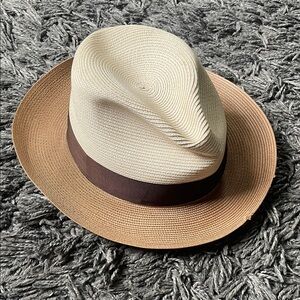 Dobbs vintage Stylish Two-Tone Fedora Hat